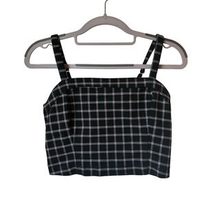 Hollister Checkered Crop Top - Medium